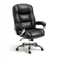 Poltrona da ufficio girevole in pelle sintetica per utilizzo professionale – 80 x 70 x 120 cm