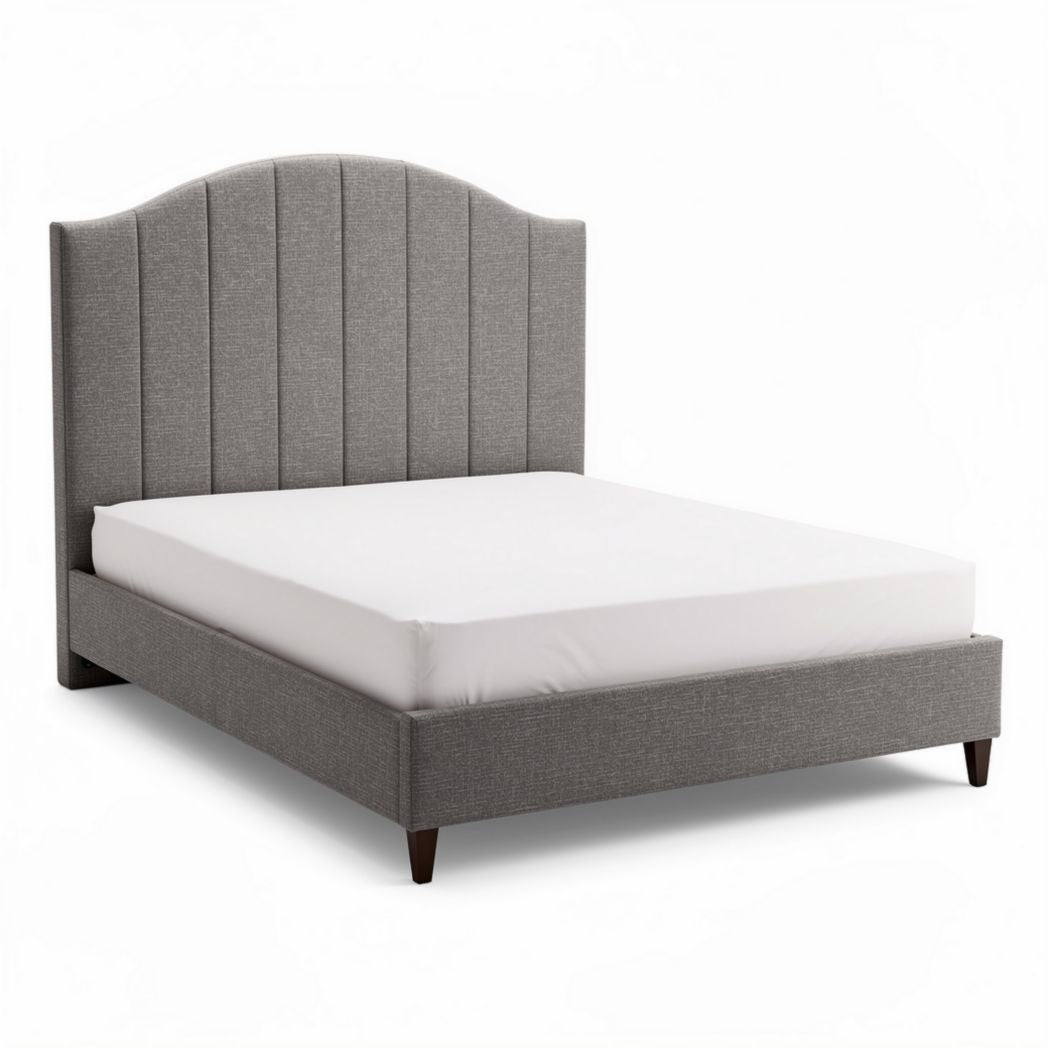 Letto matrimoniale in tessuto per camera da letto – 200 x 160 x 100 cm