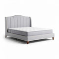 Letto matrimoniale in tessuto per camera da letto – 200 x 160 x 30 cm